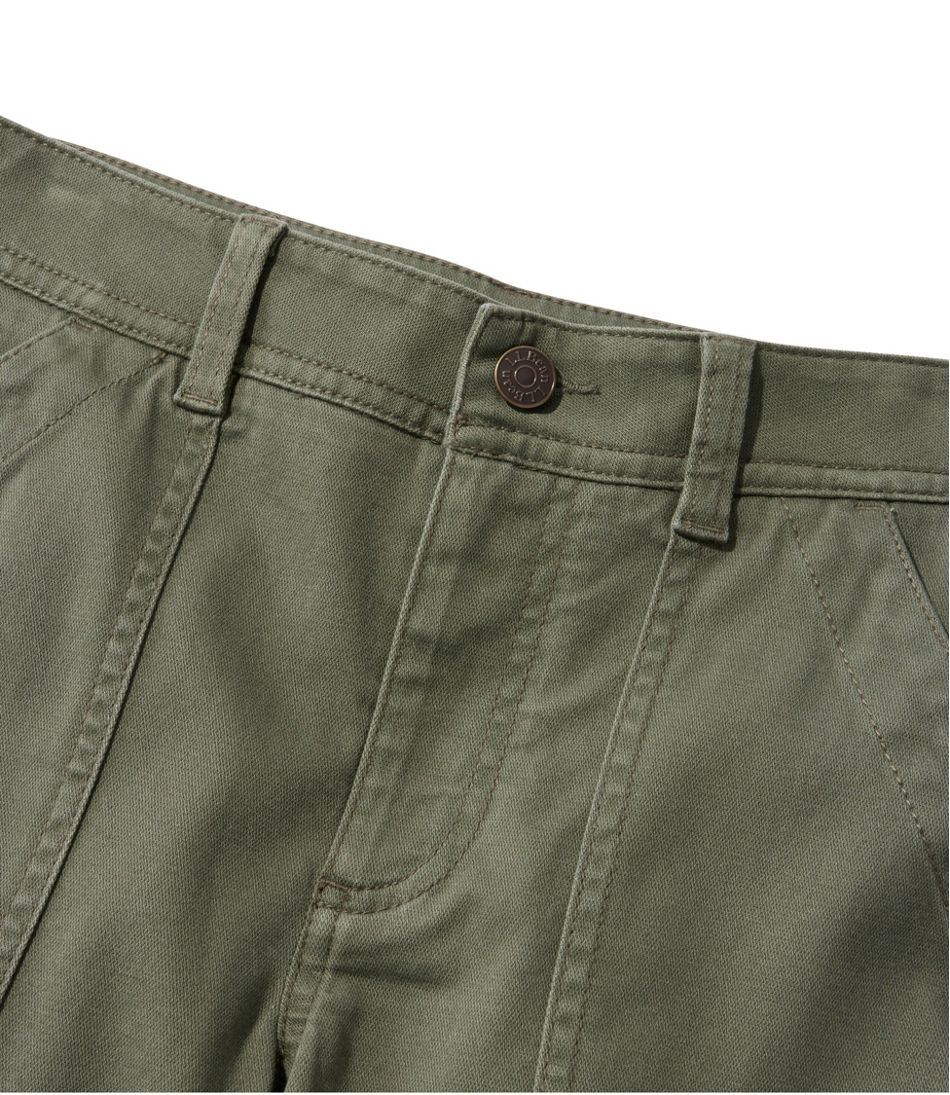 Women's Comfort Stretch Pants, Mid-Rise Straight-Leg Cargo | L.L.Bean