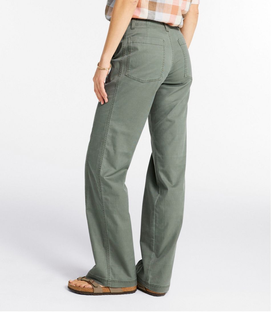 Women's Signature Utility Pants, High-Rise Wide-Leg | L.L.Bean