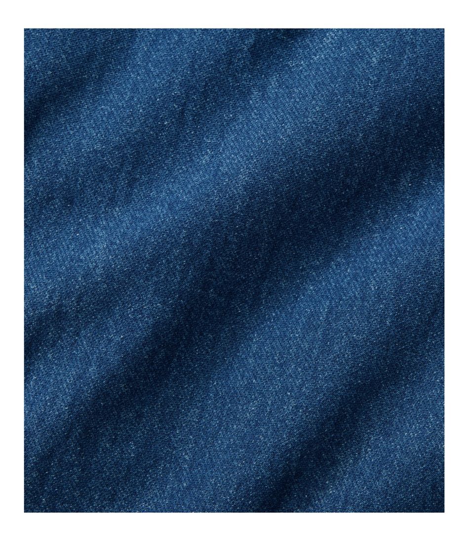 Women's Perfect Fit Pants, Denim Straight-Leg Fleece-Backed | L.L.Bean