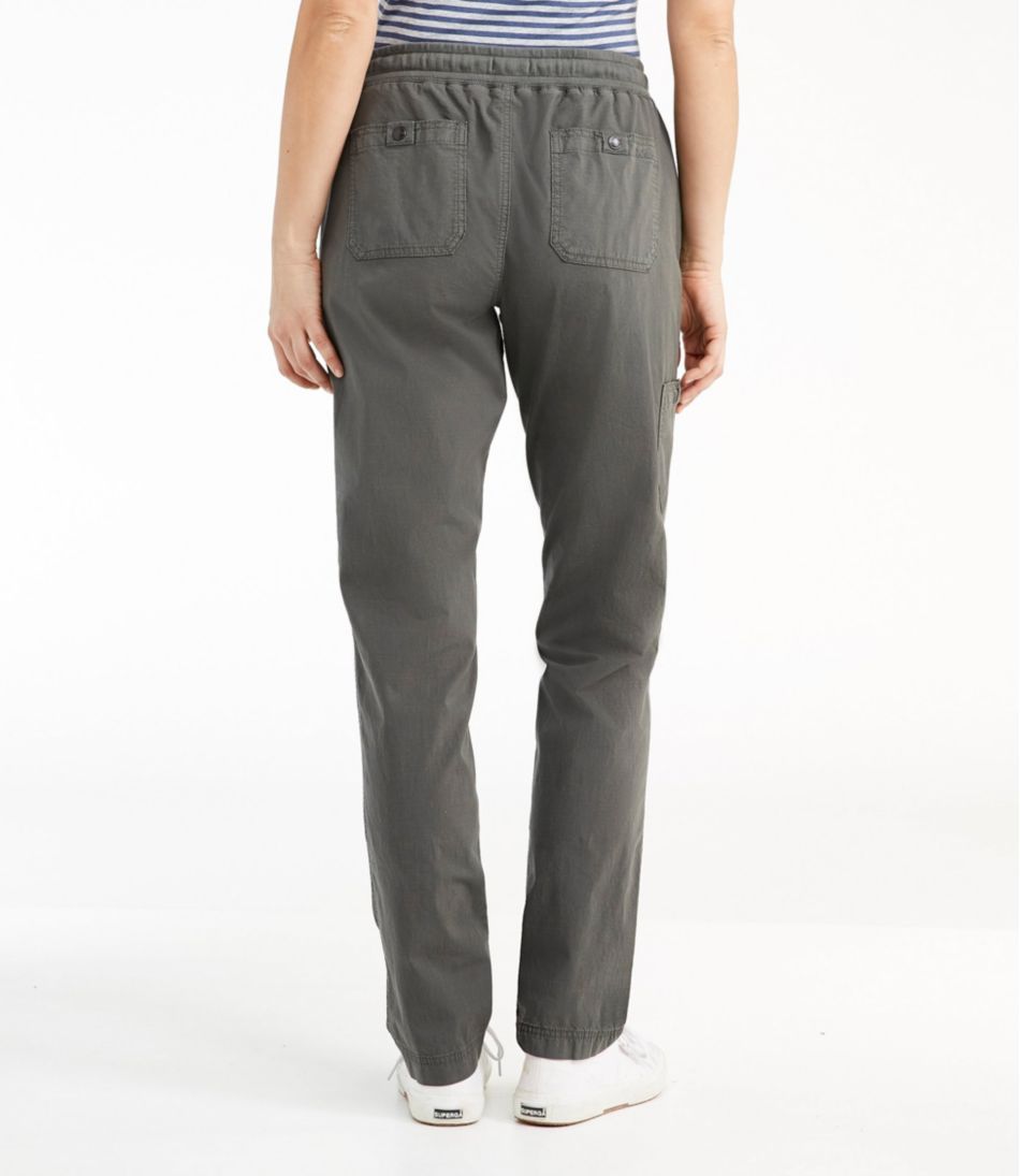 Women's Stretch Ripstop Pull-On Pants, Slim-Leg | L.L.Bean