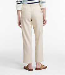 Women's Comfort Stretch Cotton/Linen Pants, High-Rise Ankle | L.L.Bean