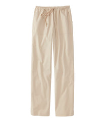 Women's Sunwashed Canvas Pants, High-Rise Straight-Leg | L.L.Bean