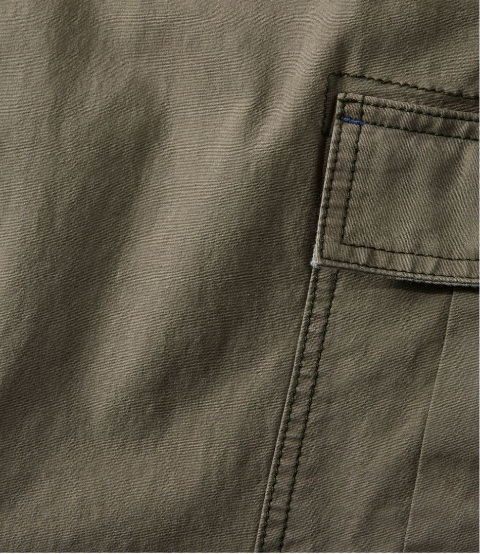 Women's Stretch Canvas Cargo Pants, Mid-Rise Straight-Leg | L.L.Bean