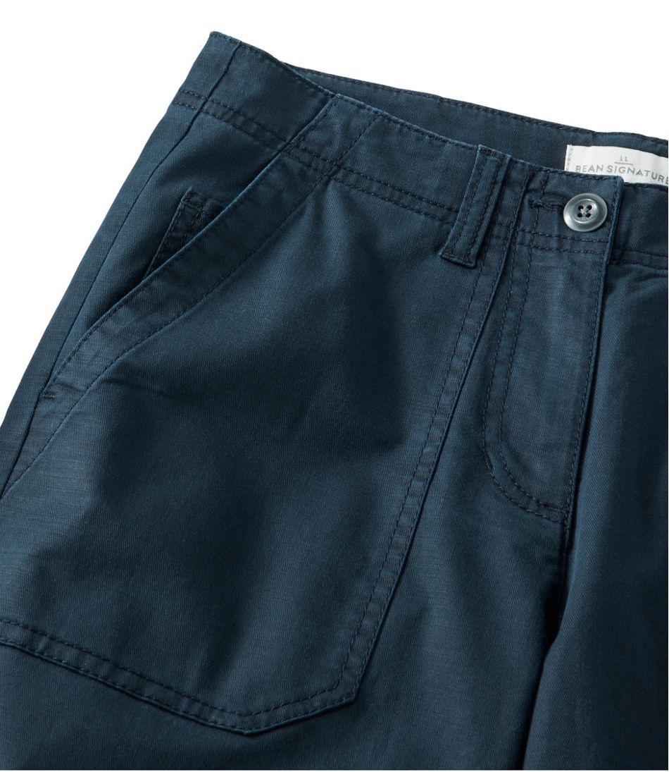 Women's Signature Utility Pants, Mid-Rise Wide-Leg Ankle-Length | L.L.Bean