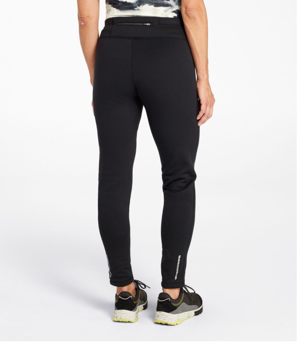 Women's PrimaLoft ThermaStretch Fleece Tights, Mid-Rise | L.L.Bean