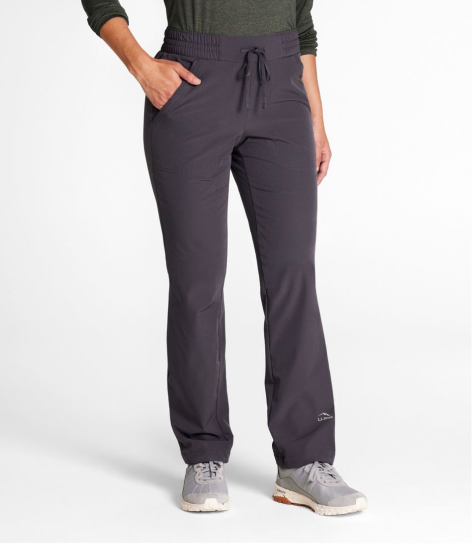 Women's VentureStretch Trail Pants, Brushed-Back Straight-Leg | L.L.Bean