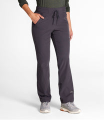 Women's VentureStretch Trail Pants, Brushed-Back Straight-Leg | L.L.Bean