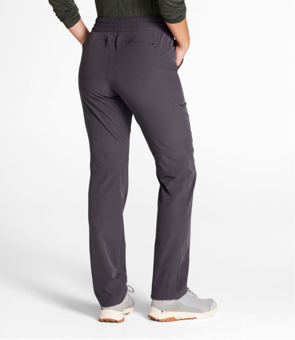 Women's VentureStretch Trail Pants, Brushed-Back Straight-Leg | L.L.Bean