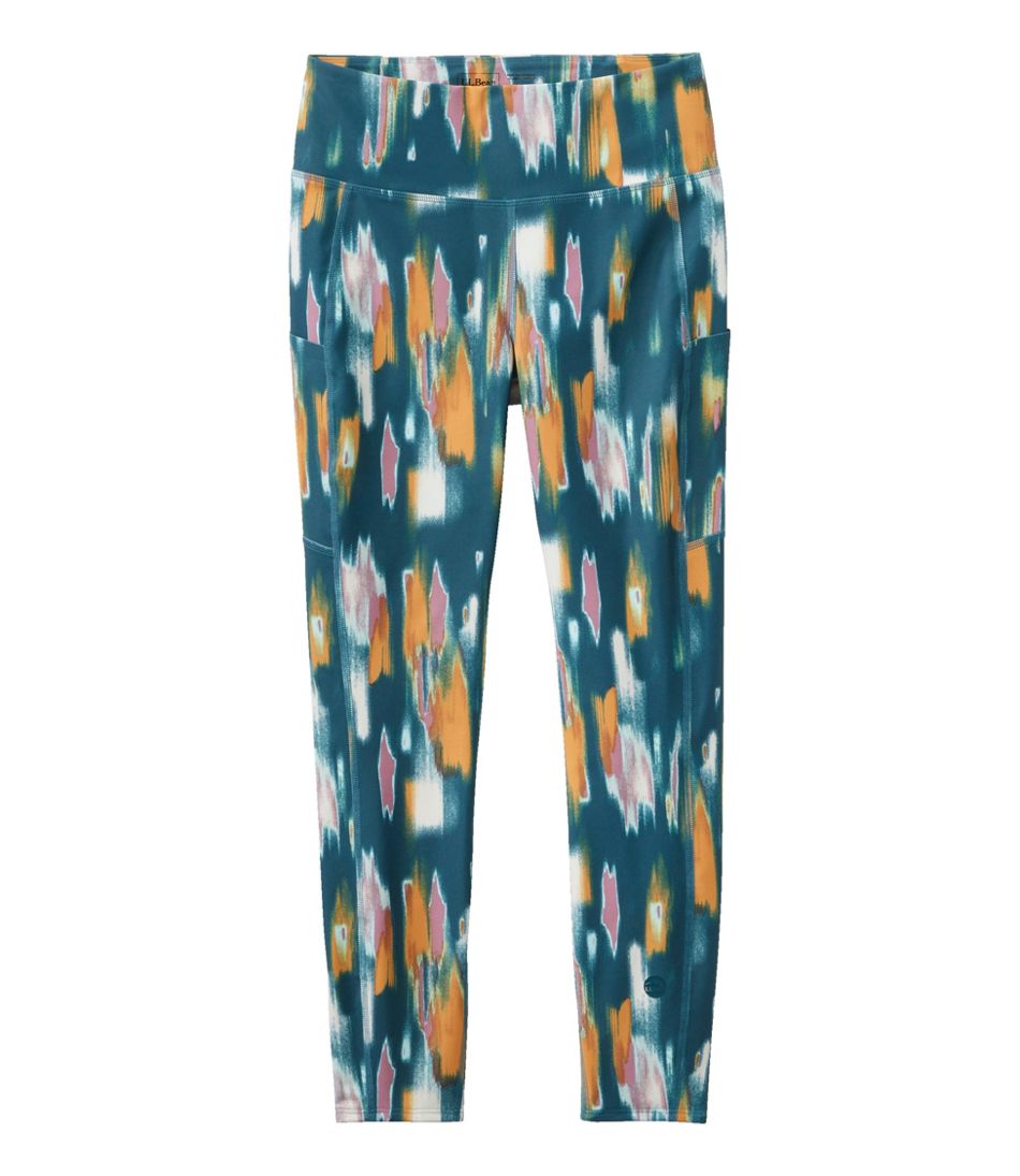 Women's Everyday Performance 7/8 Leggings, High-Rise Pocket Print | L.L.Bean