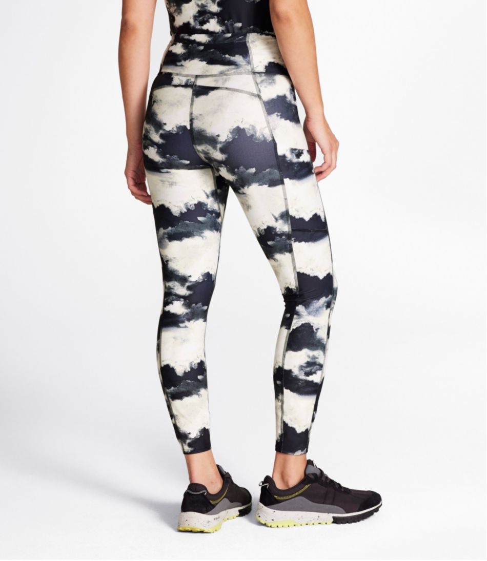 Women's Everyday Performance 7/8 Leggings, High-Rise Pocket Print | L.L.Bean