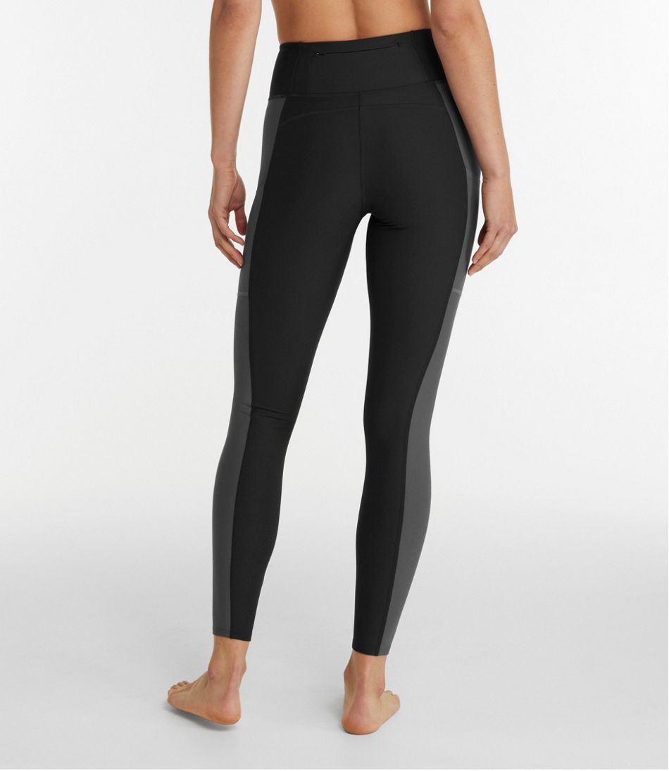 Women's Everyday Performance 7/8 Leggings, High-Rise Pocket Colorblock | L.L.Bean