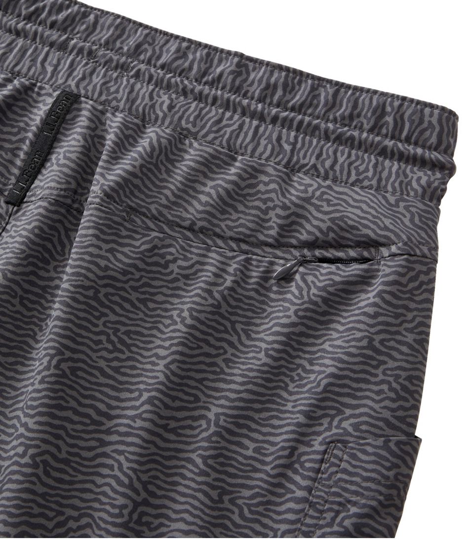 Women's VentureStretch Woven Ankle Pants, Mid-Rise Print | L.L.Bean