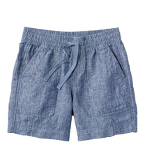 Women's Premium Washable Linen Shorts, Mid-Rise 6" | L.L.Bean