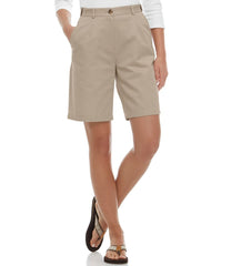 Women's Wrinkle-Free Bayside Shorts, Ultra High-Rise Hidden Comfort Waist 9" | L.L.Bean