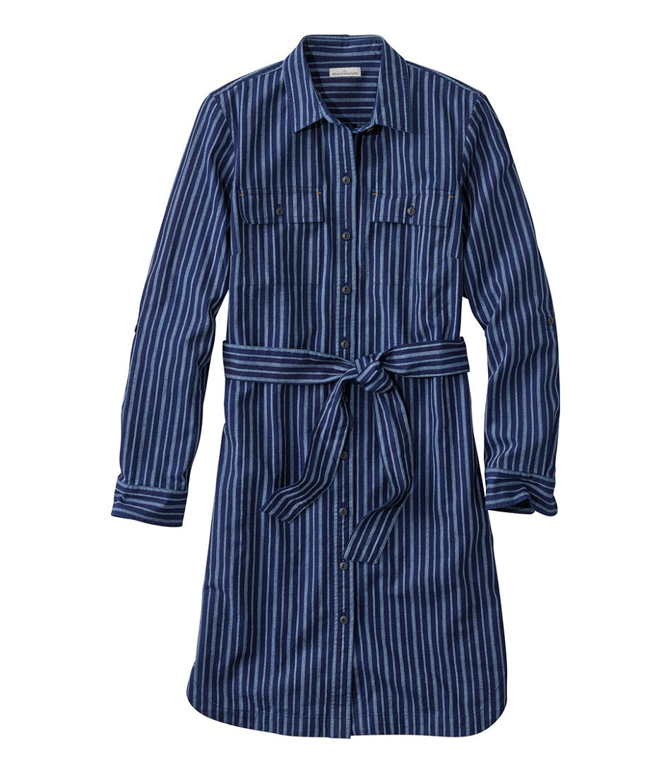 Dark Chambray Stripe,X-Small