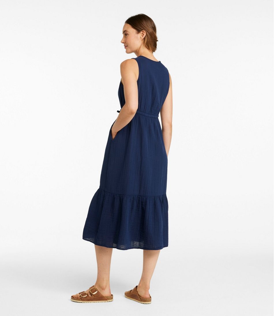 Women's Cloud Gauze Midi Dress | L.L.Bean