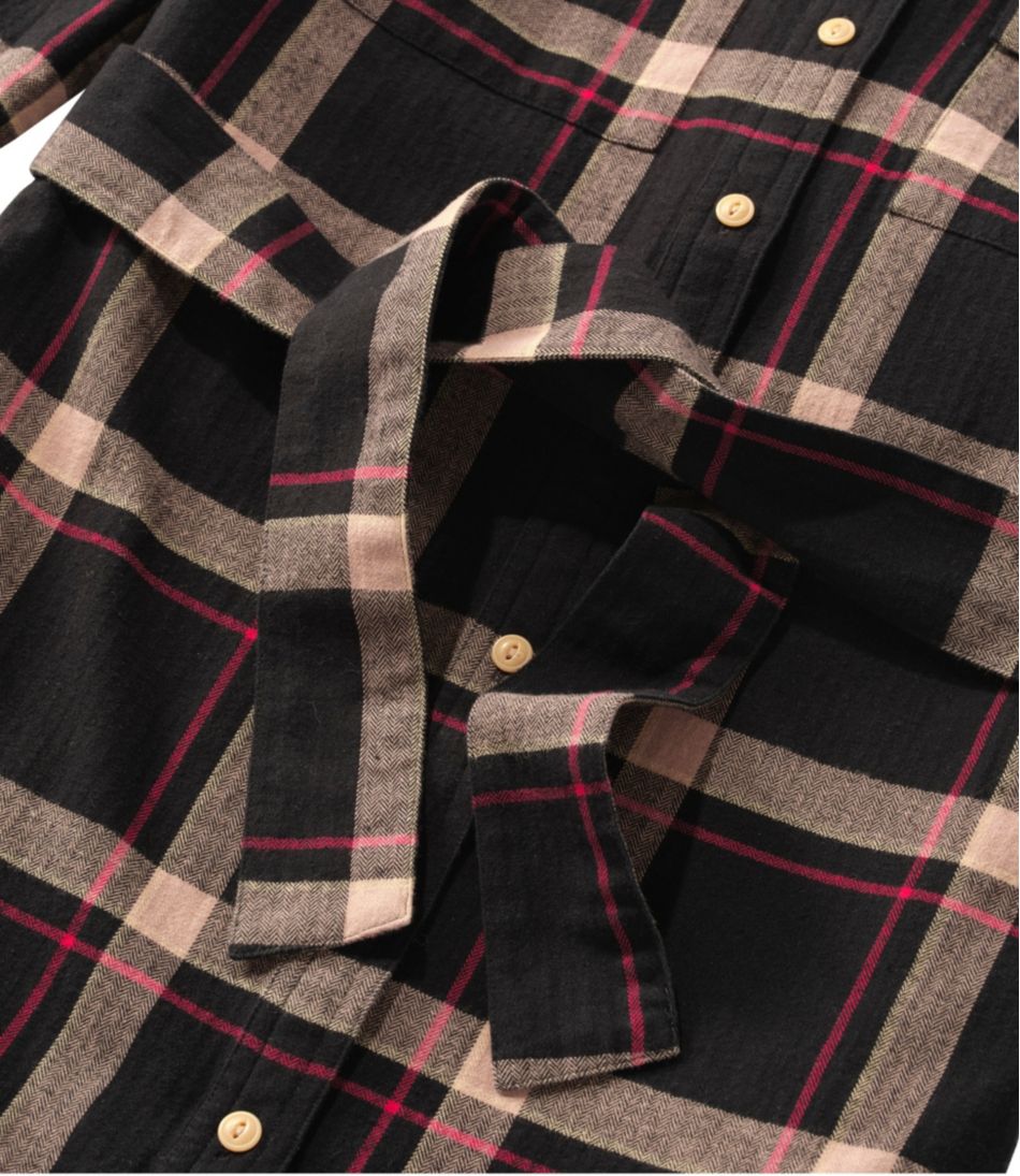 Women's Signature Camp Flannel Shirt Dress, Button-Front | L.L.Bean