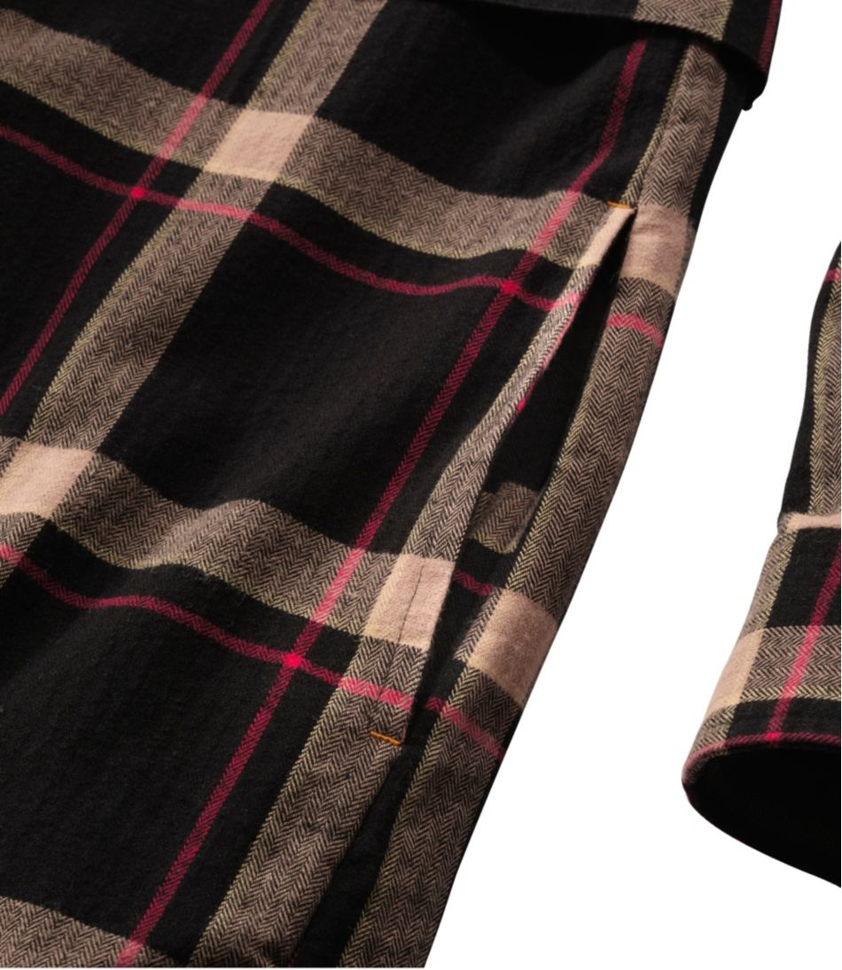 Women's Signature Camp Flannel Shirt Dress, Button-Front | L.L.Bean
