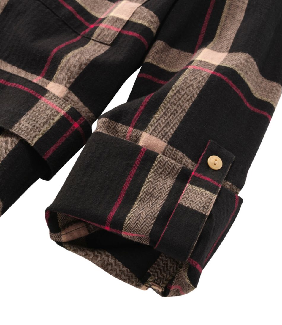 Women's Signature Camp Flannel Shirt Dress, Button-Front | L.L.Bean