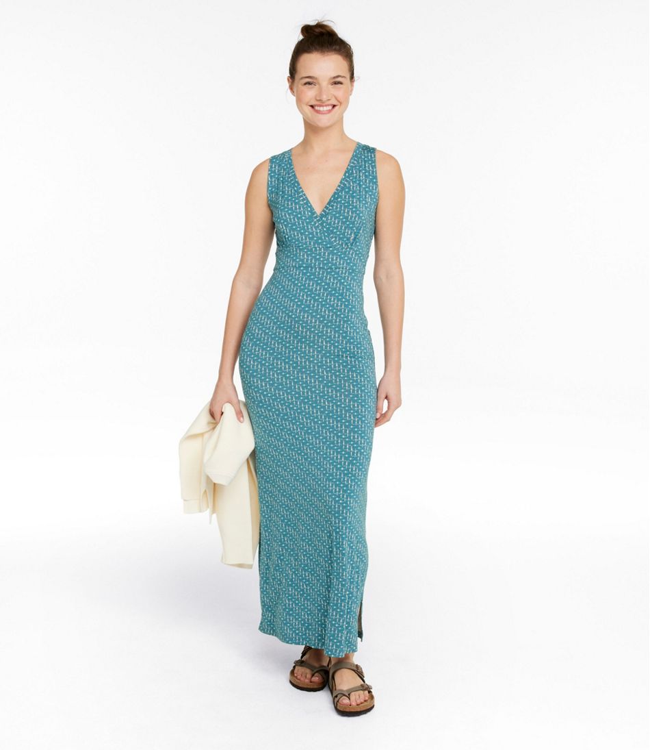 Women's Summer Knit Maxi Dress, Print | L.L.Bean