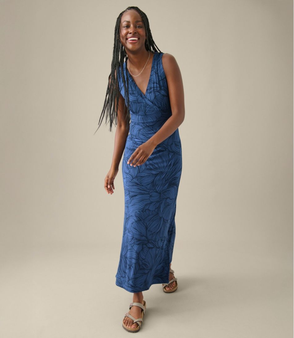 Women's Summer Knit Maxi Dress, Print | L.L.Bean