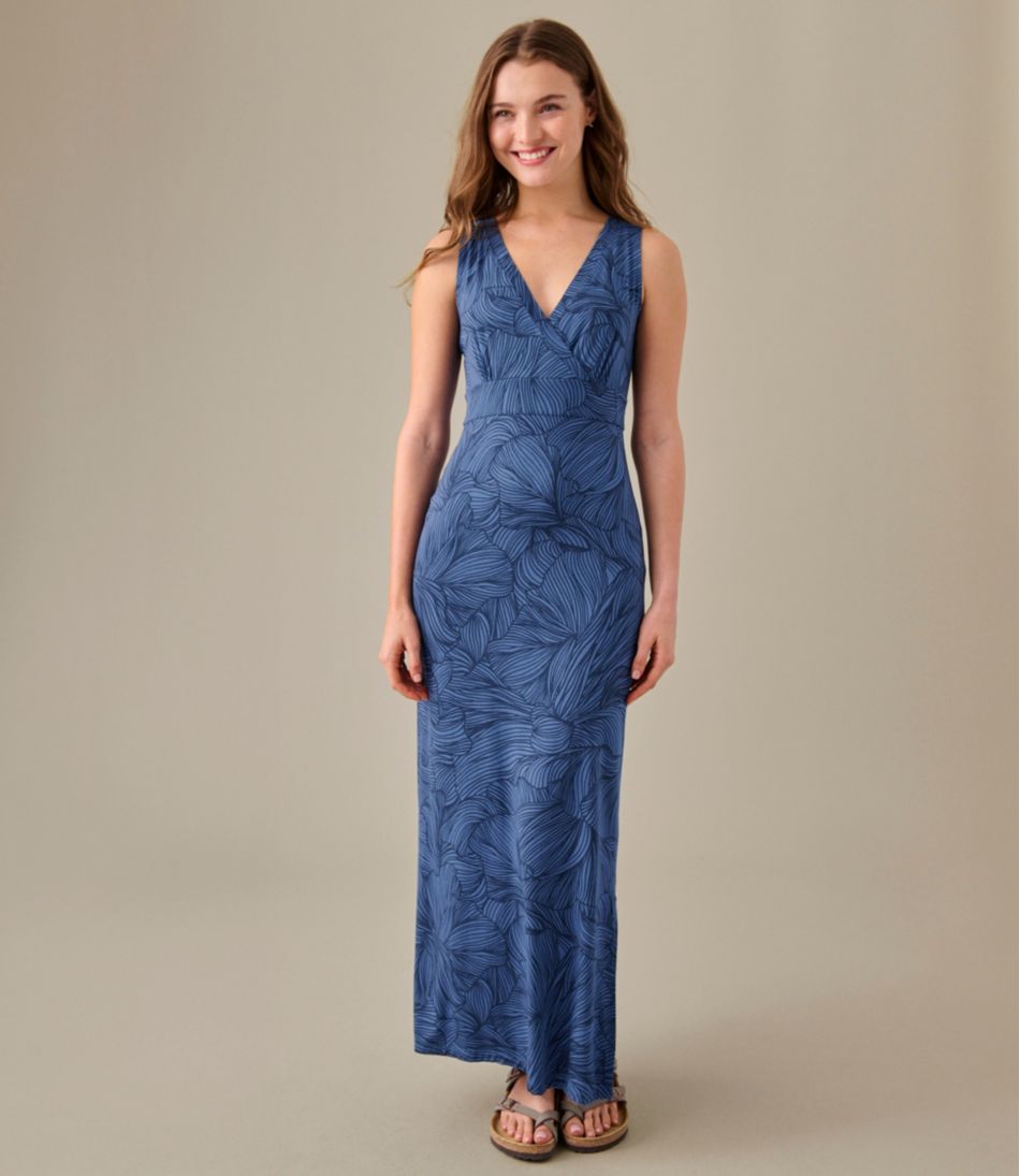 Women's Summer Knit Maxi Dress, Print | L.L.Bean