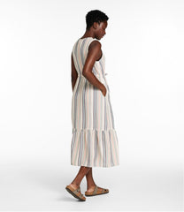 Women's Cloud Gauze Midi Dress, Stripe | L.L.Bean