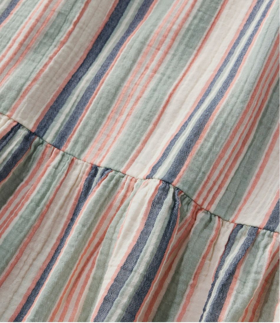 Women's Cloud Gauze Midi Dress, Stripe | L.L.Bean