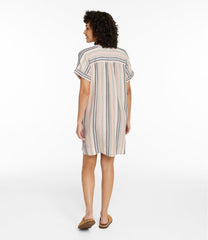 Women's Cloud Gauze Short-Sleeve Shift Dress, Stripe | L.L.Bean