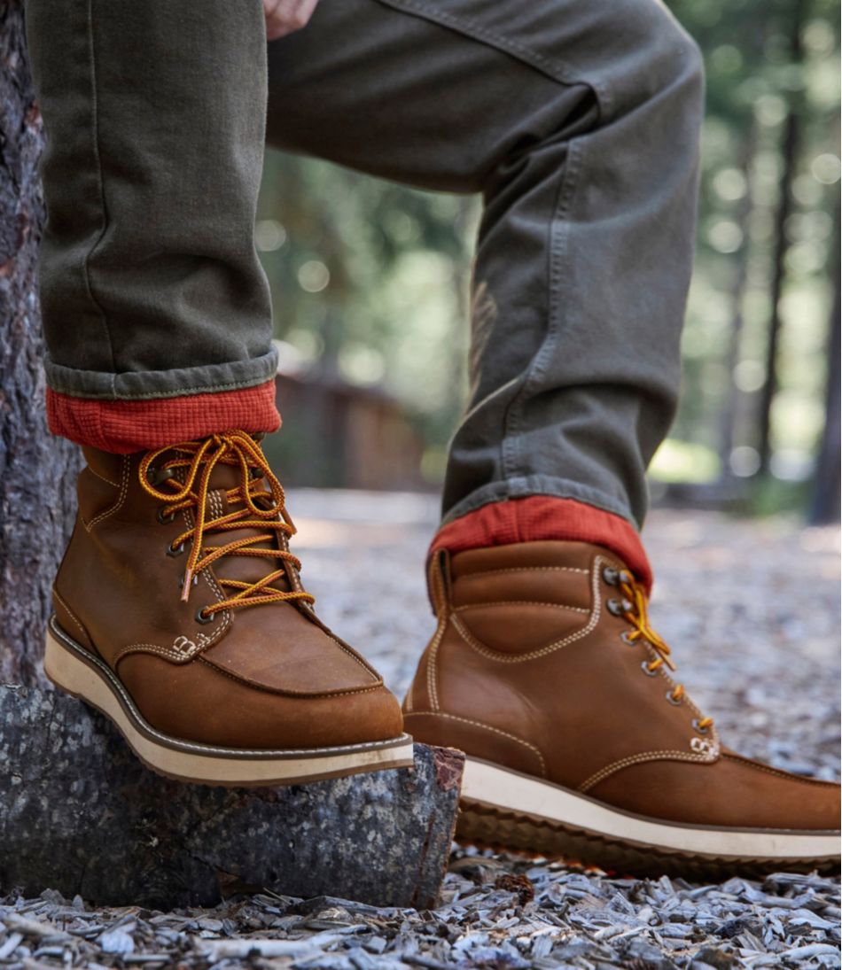 Men's Stonington Boots, Moc-Toe | L.L.Bean