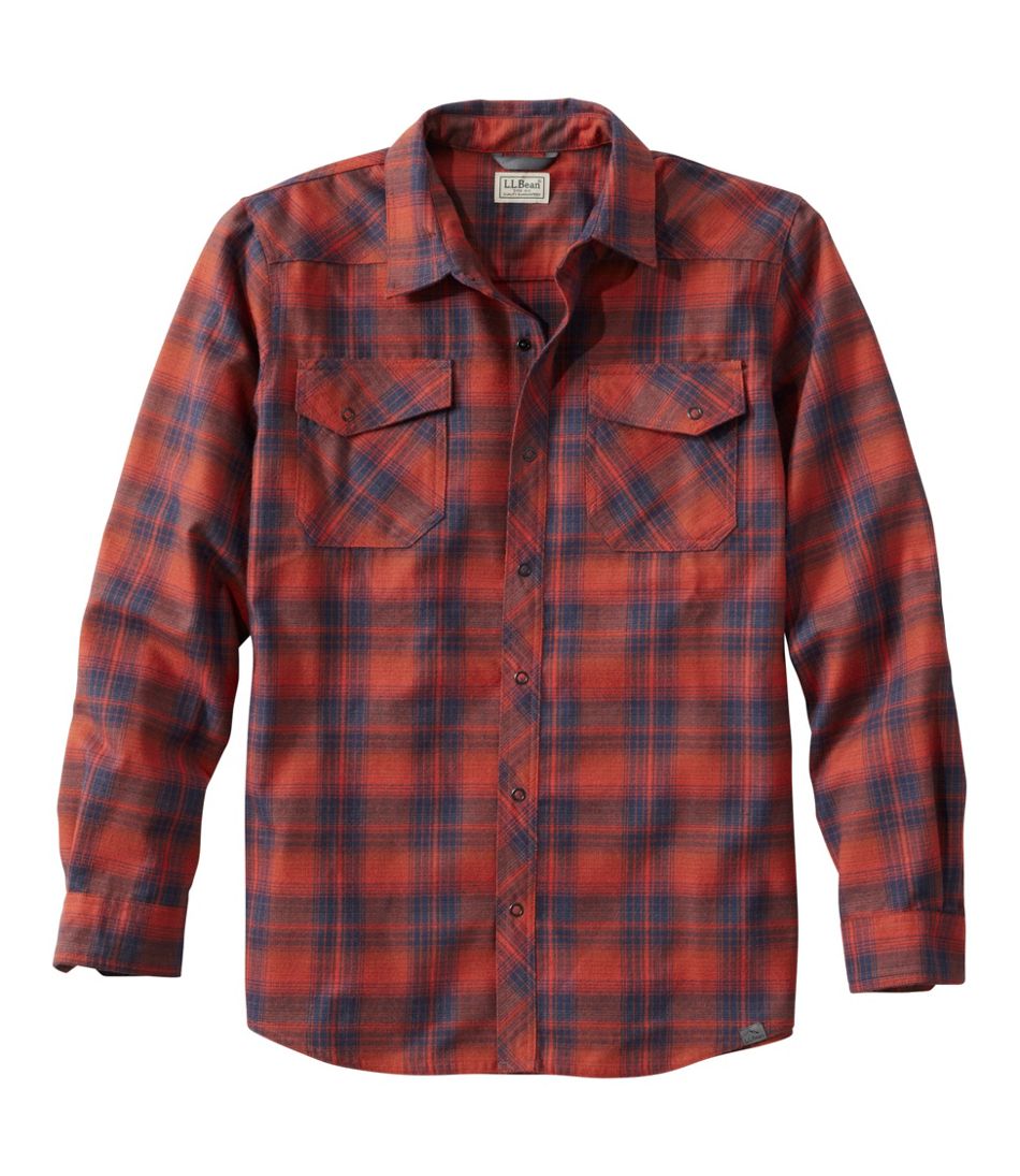 Men's Katahdin Performance Flannel Shirt, Slightly Fitted | L.L.Bean