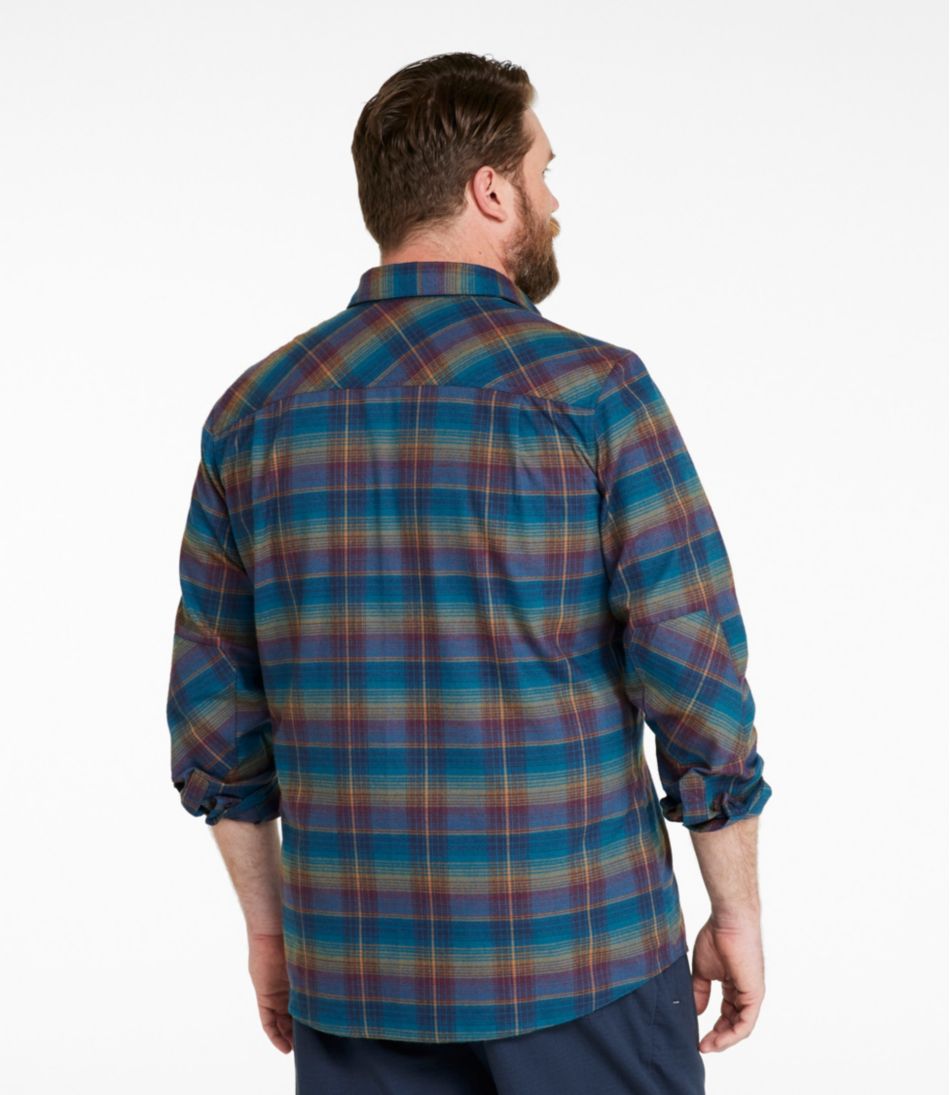 Men's Katahdin Performance Flannel Shirt, Slightly Fitted | L.L.Bean
