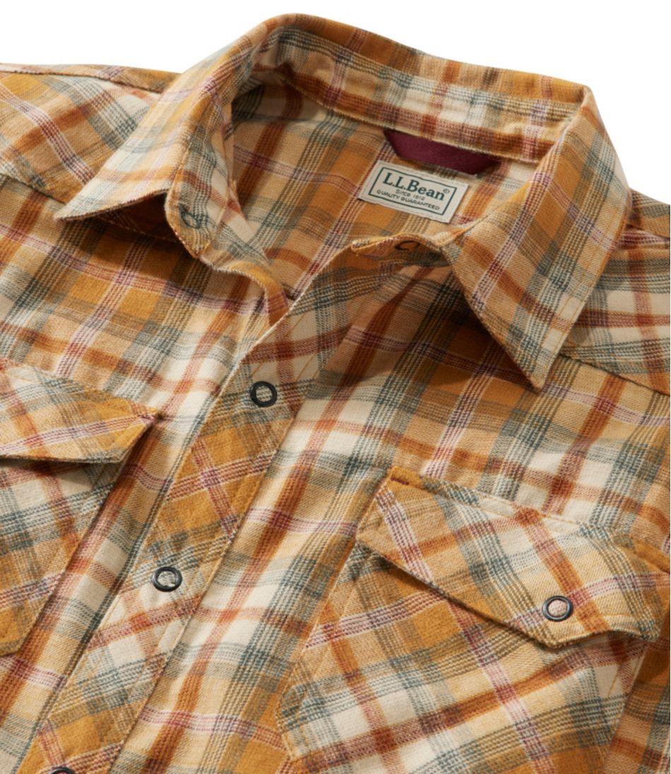 Men's Katahdin Performance Flannel Shirt, Slightly Fitted | L.L.Bean
