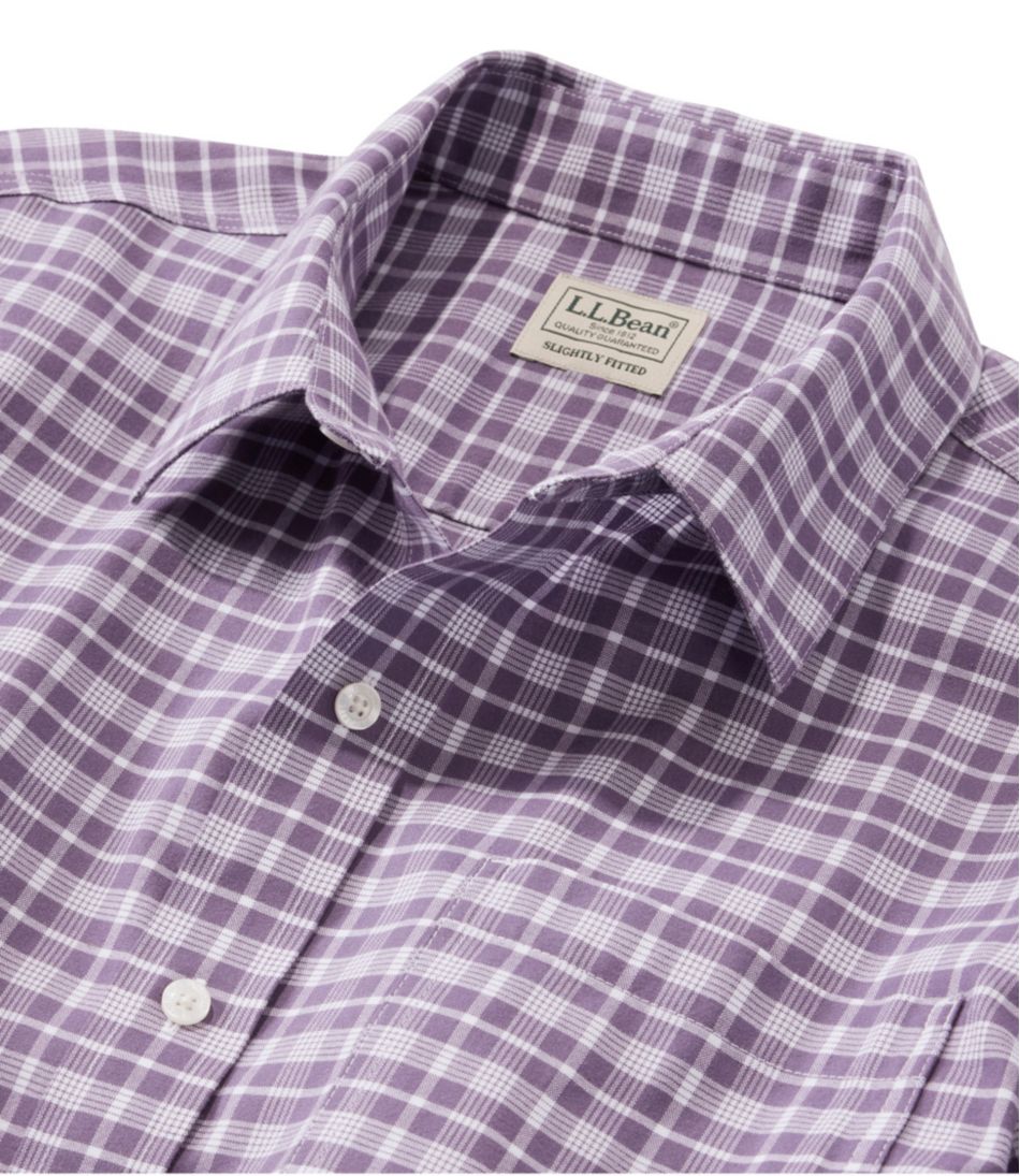 Men's Wrinkle-Free Ultrasoft Brushed Cotton Shirt, Long-Sleeve, Slightly Fitted Untucked Fit | L.L.Bean