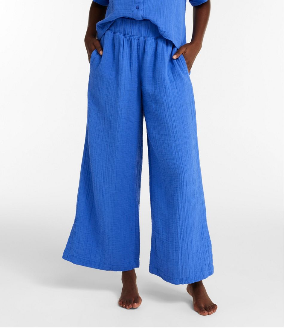 Women's Cloud Gauze Wide-Leg Pants | L.L.Bean