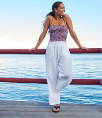 Women's Cloud Gauze Wide-Leg Pants | L.L.Bean