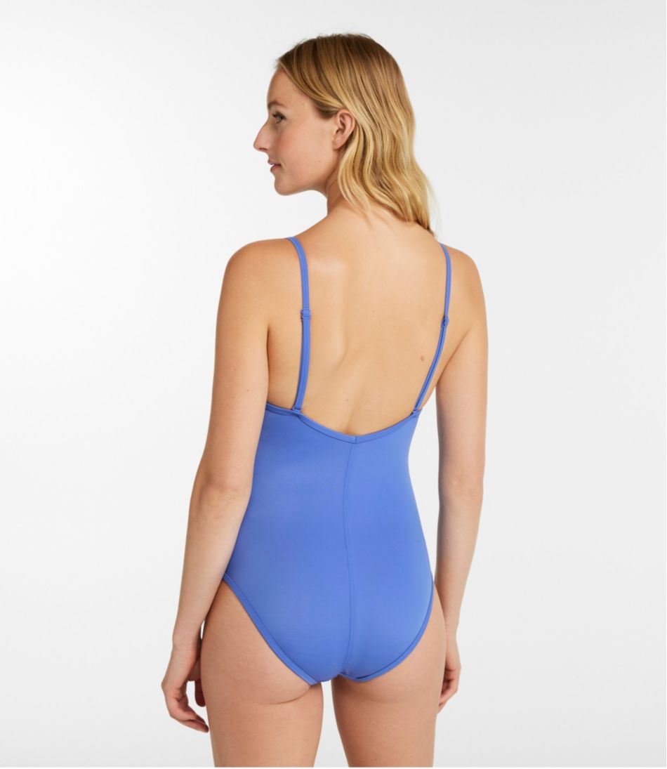 Women's Coastal Essentials Swimwear, V-Neck Tanksuit | L.L.Bean