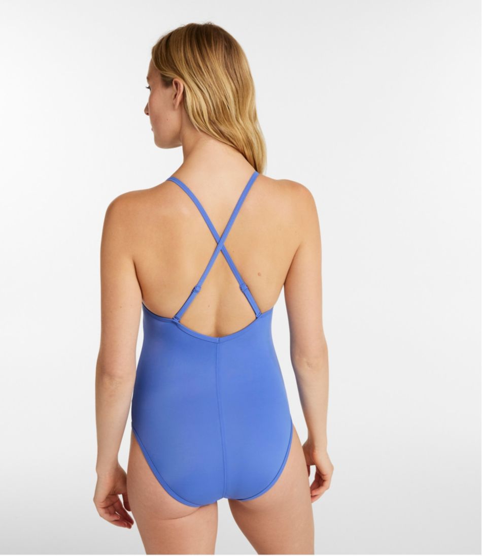 Women's Coastal Essentials Swimwear, V-Neck Tanksuit | L.L.Bean