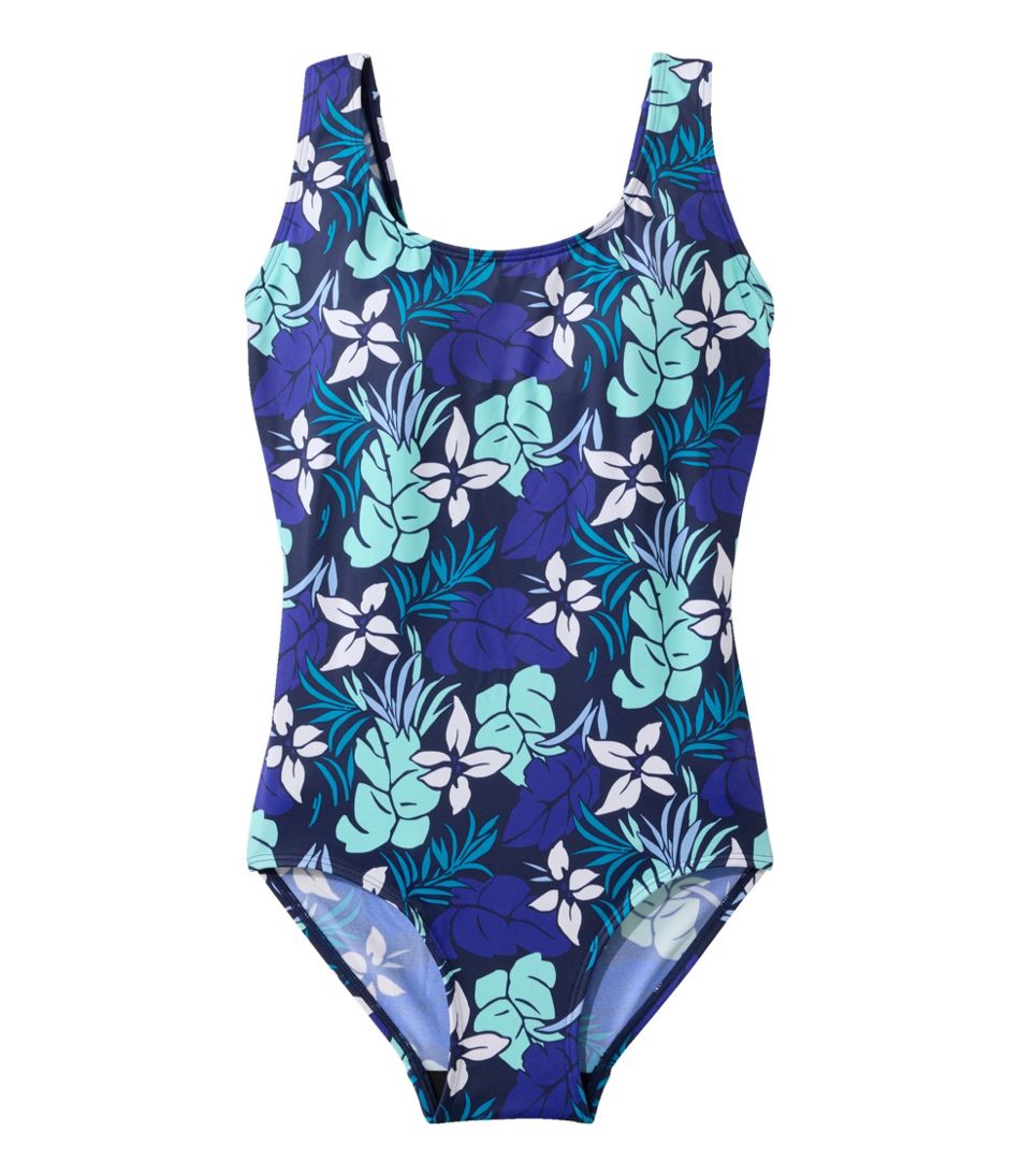 Women's BeanSport Swimwear, Scoopneck Tanksuit Print | L.L.Bean