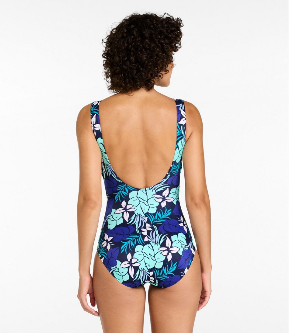 Women's BeanSport Swimwear, Scoopneck Tanksuit Print | L.L.Bean