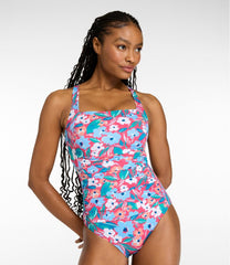 Women's BeanSport Swimwear, Squareneck Tanksuit Print | L.L.Bean
