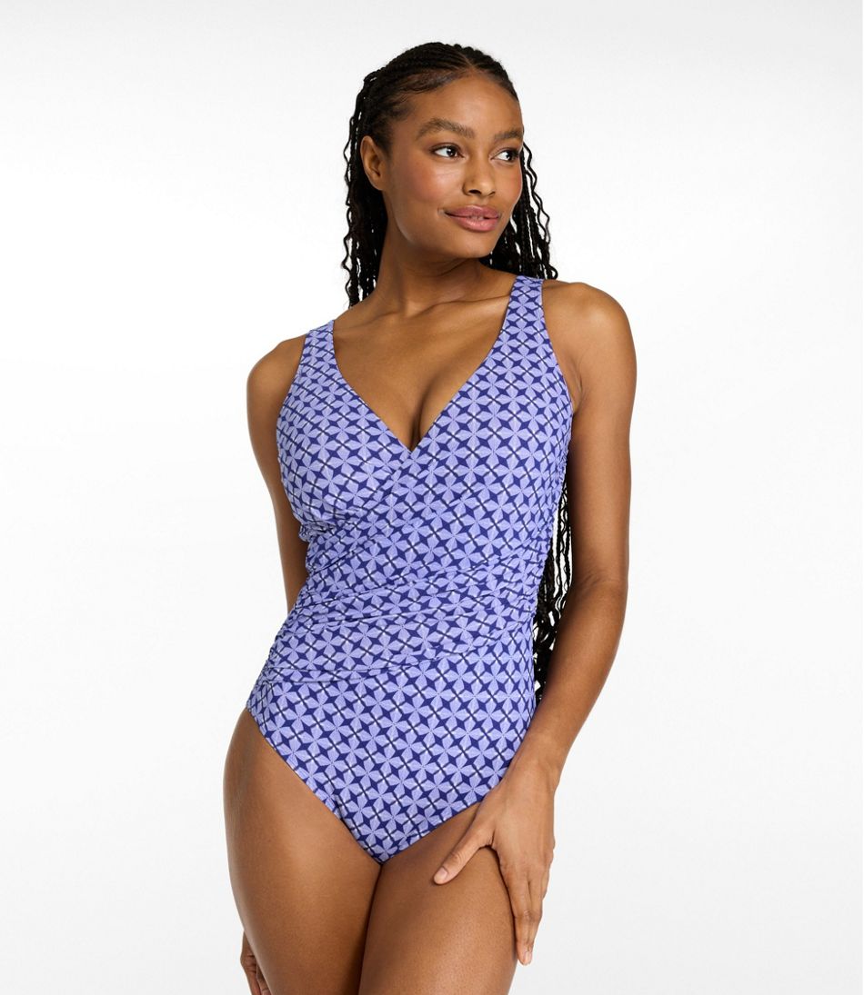 Women's Shaping Swimwear, Tanksuit Print | L.L.Bean