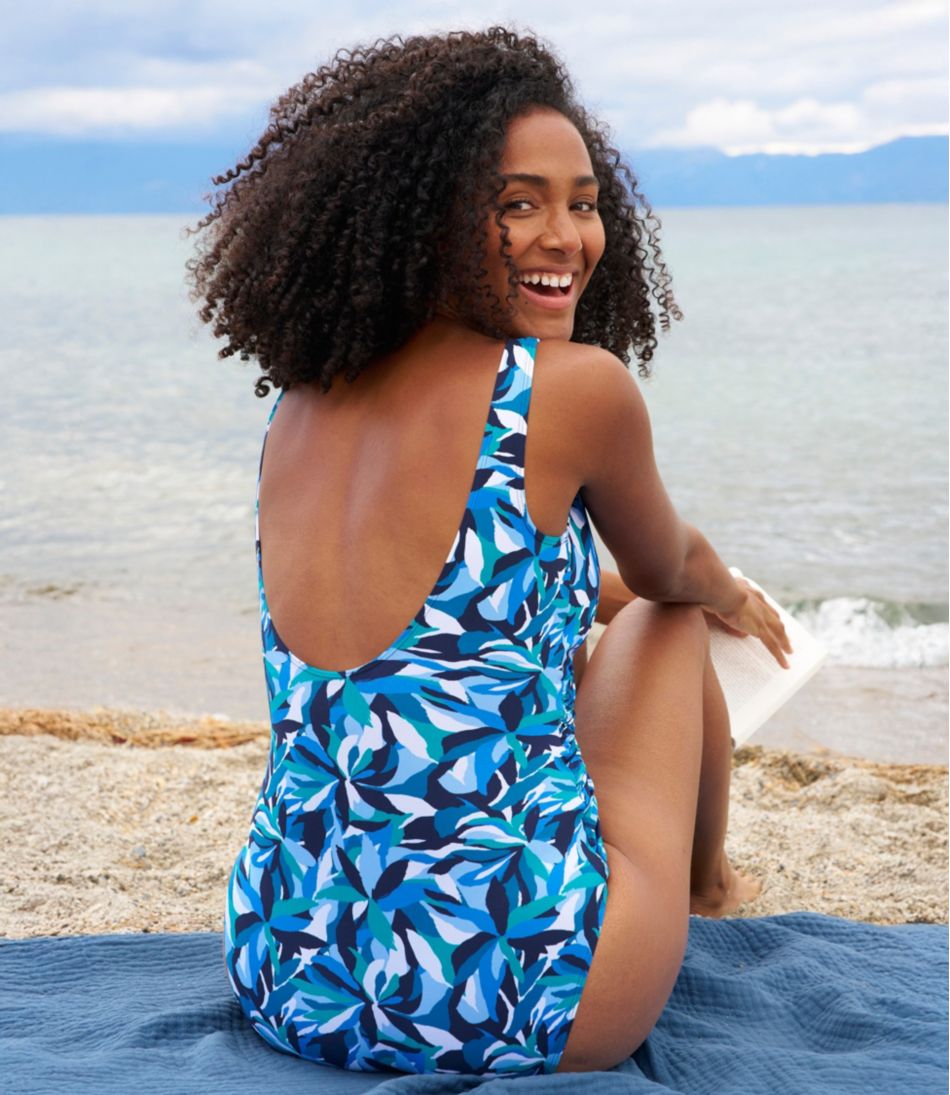 Women's Shaping Swimwear, Tanksuit Print | L.L.Bean
