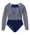 Darkest Navy Sailor Stripe
