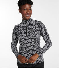 Women's SunSmart® UPF 50+ Sun Shirt, Quarter-Zip Print | L.L.Bean