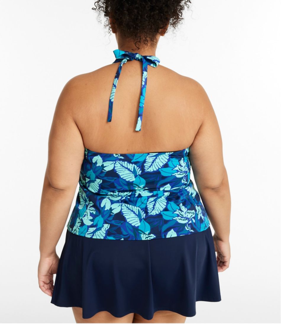 Women's BeanSport Swimwear, Halter Tankini Top Print | L.L.Bean