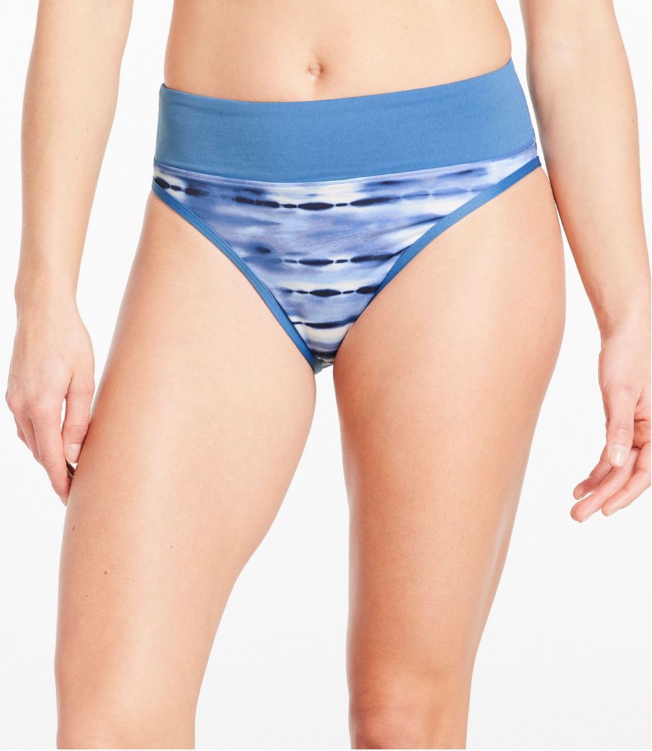 Women's New Currents Swimwear, Mid-Rise Brief Print | L.L.Bean