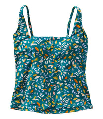 Women's New Currents Swimwear, Squareneck Tankini Top Print | L.L.Bean