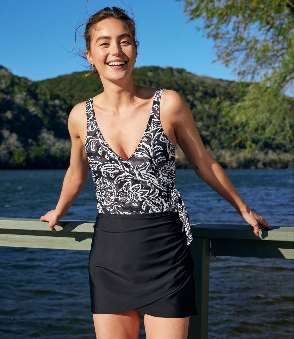 Women's Summersalt The Ruched Swim Skirt | L.L.Bean