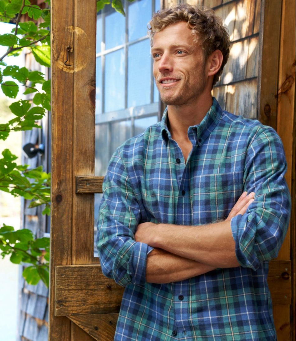 Men's Scotch Plaid Flannel Shirt, Traditional Fit | L.L.Bean